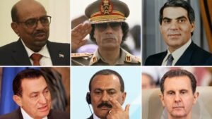 আরব বসন্ত ও বিপ্লবের মাধ্যমে উৎখাত হয়েছেন যেসব প্রেসিডেন্ট