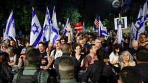 বন্দিবিনিময় চুক্তি বাস্তবায়নের দাবিতে তেলআবিবে বিক্ষোভ