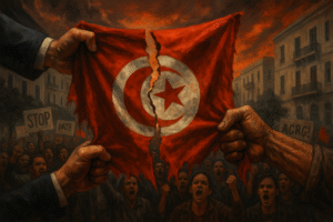 তিউনিসিয়ার নতুন বিপ্লবের নিয়ন্ত্রণ কার হাতে?