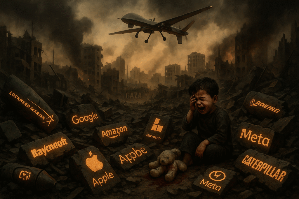 লকহিড থেকে গুগল—গাজা গণহত্যায় সহযোগী ৬০-এর বেশি বিশ্বখ্যাত কোম্পানি